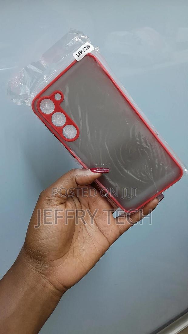 Jetech Matte Case for Samsung Galaxy S23+ Translucent - thumbnail 2