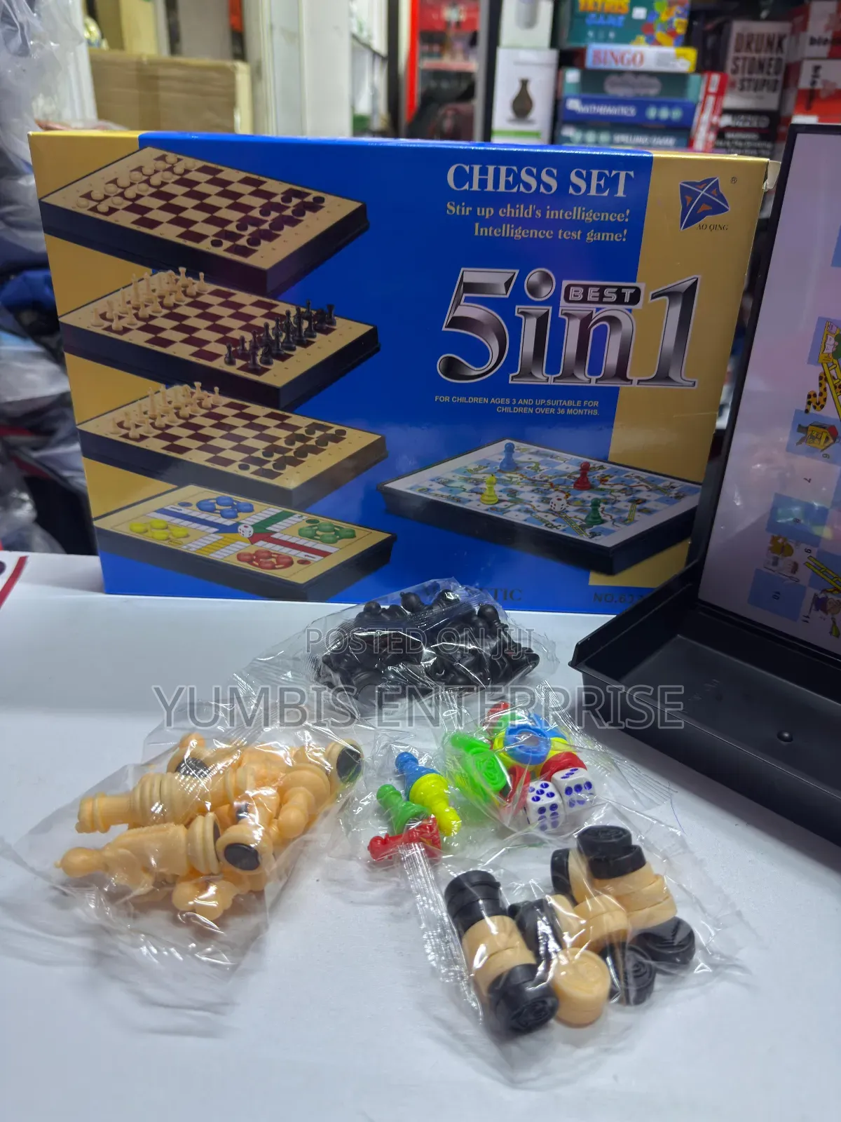 Chess 5 in 1 Set Available KSH 1800