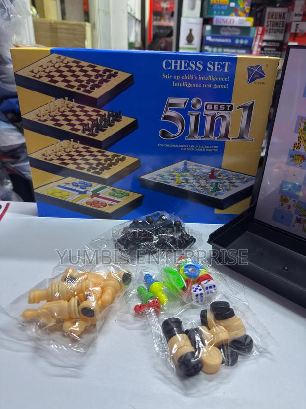 Chess 5 in 1 Set Available KSH 1800