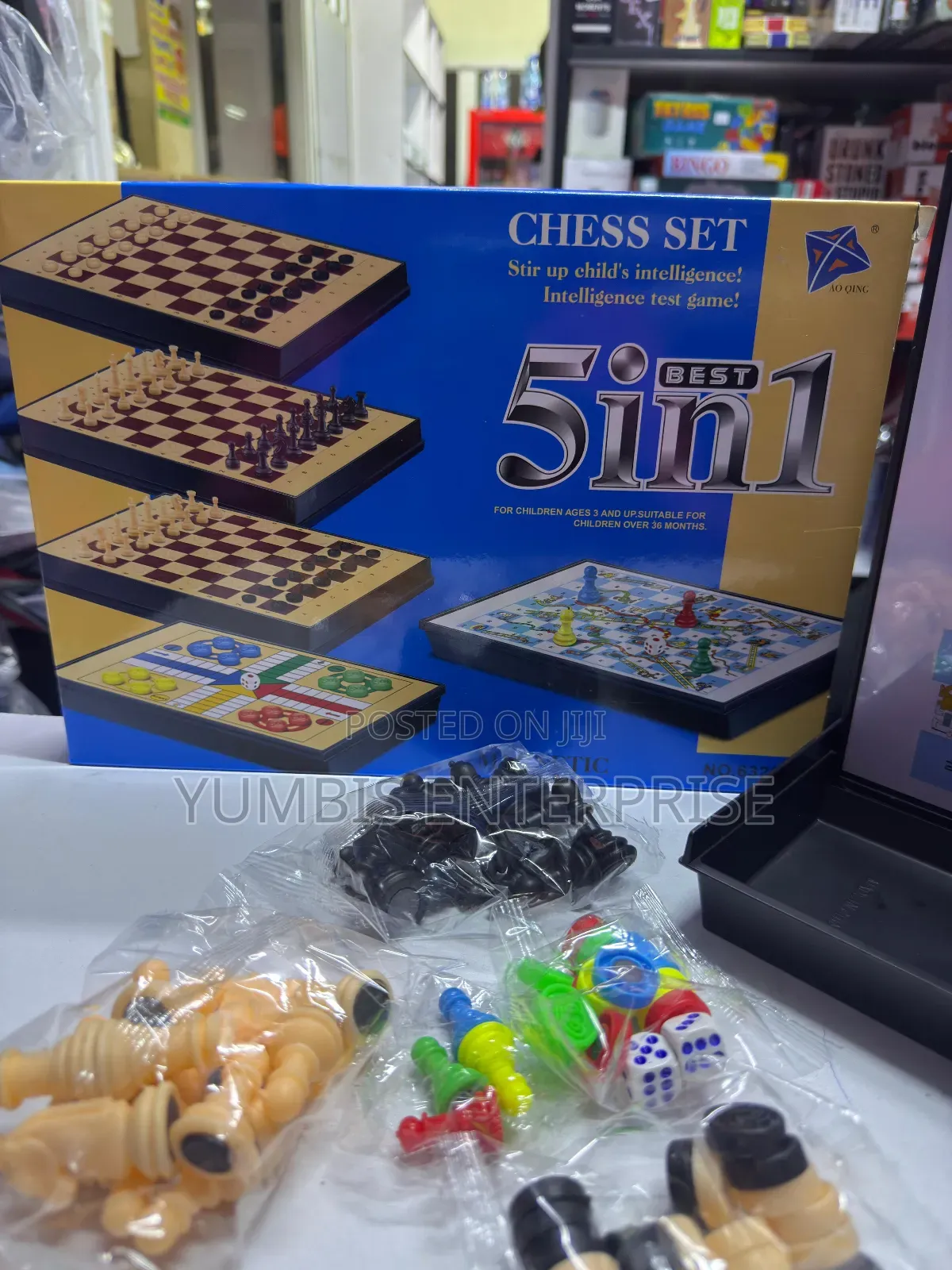 Chess 5 in 1 Set Available KSH 1800