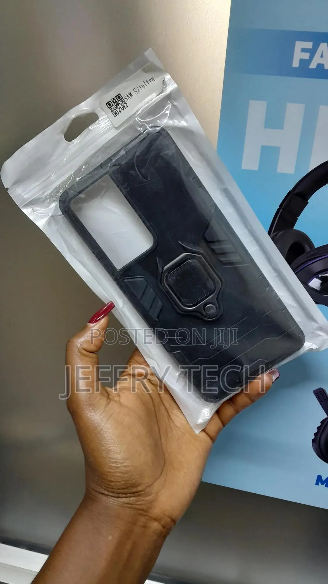 Huzhide Galaxy S21 Ultra 5g Case With Ring Holder Kickstand