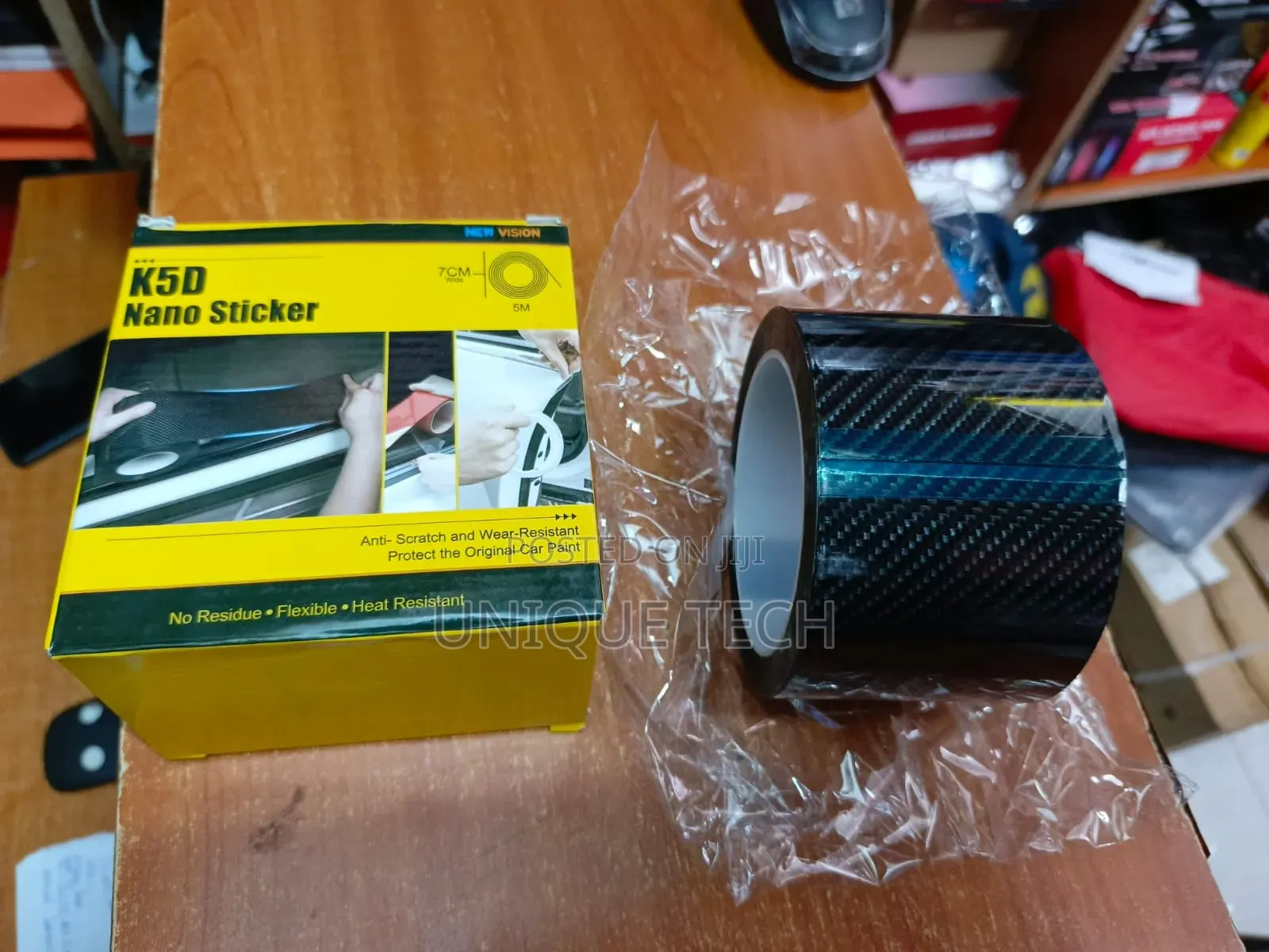 Car Styling Carbon Nano Tape – 5m X 7cm Easy Wrap