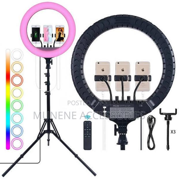18inch RGB Mj45 Ringlight With 2.1m Tripod Stand With Remote - thumbnail 2