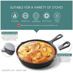 Gas Cooker/Induction Cookware Cast Iron Frying Pan