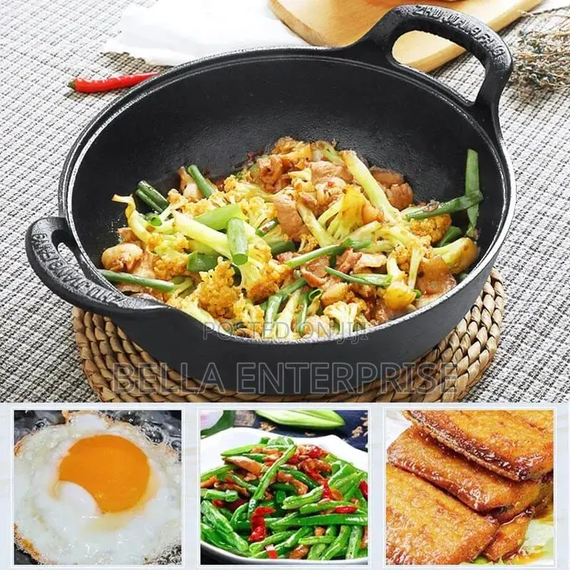 Gas Cooker/Induction Cookware Cast Iron Frying Pan