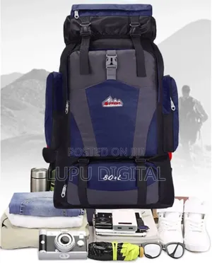 80ltrs Waterproof Unisex Hiking Backpack –