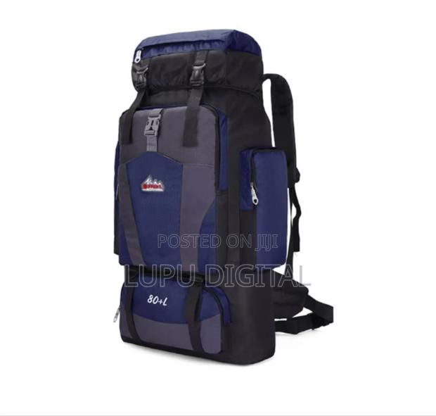 80ltrs Waterproof Unisex Hiking Backpack – - thumbnail 4