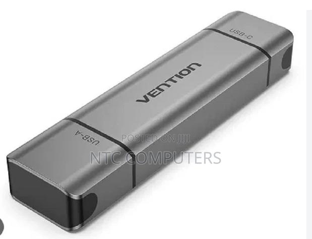 Vention 2-in-1 Usb 3.0 a Card Reader(Sd+Tf) Gray Dual