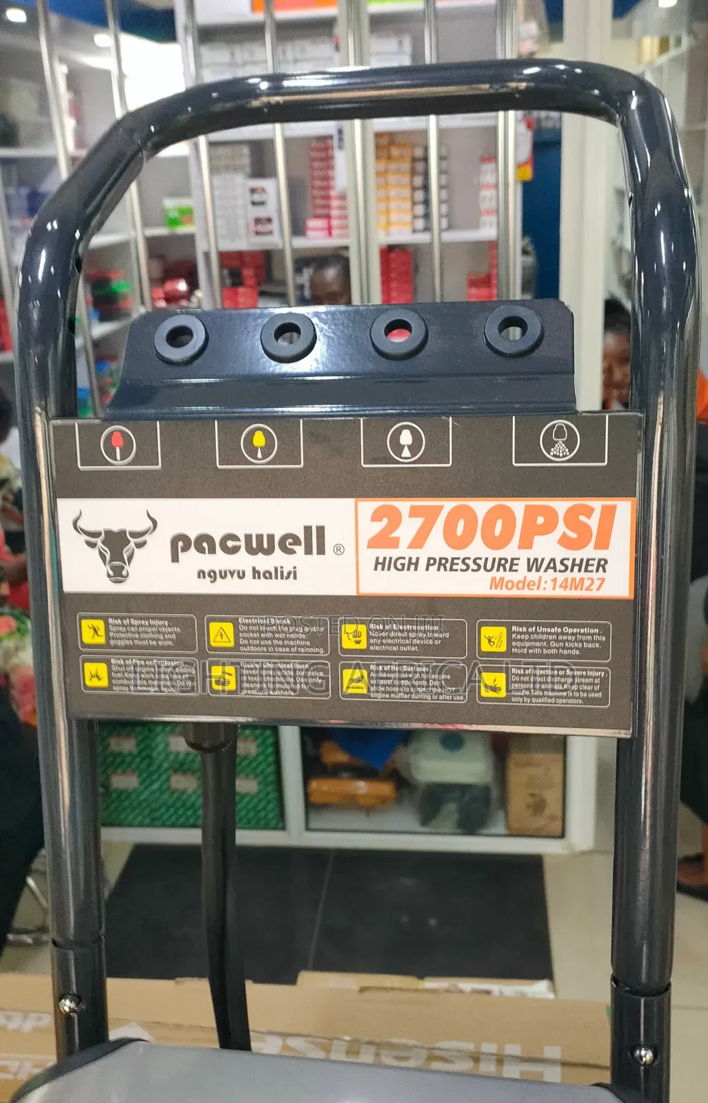 Packwell High Pressure 2700 Psi Electric Car Wash Machine