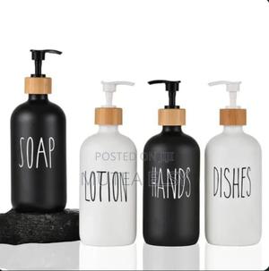 Black White Hand Soap Dispenser - thumbnail 2