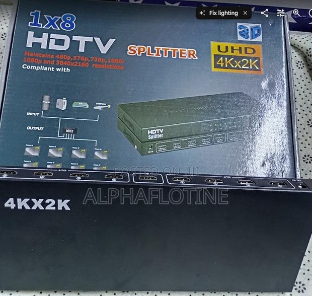 A 4-Port Hdmi Splitter