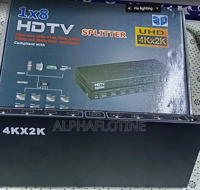 A 4-Port Hdmi Splitter