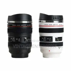 Camera Lens Travel Thermal Mug