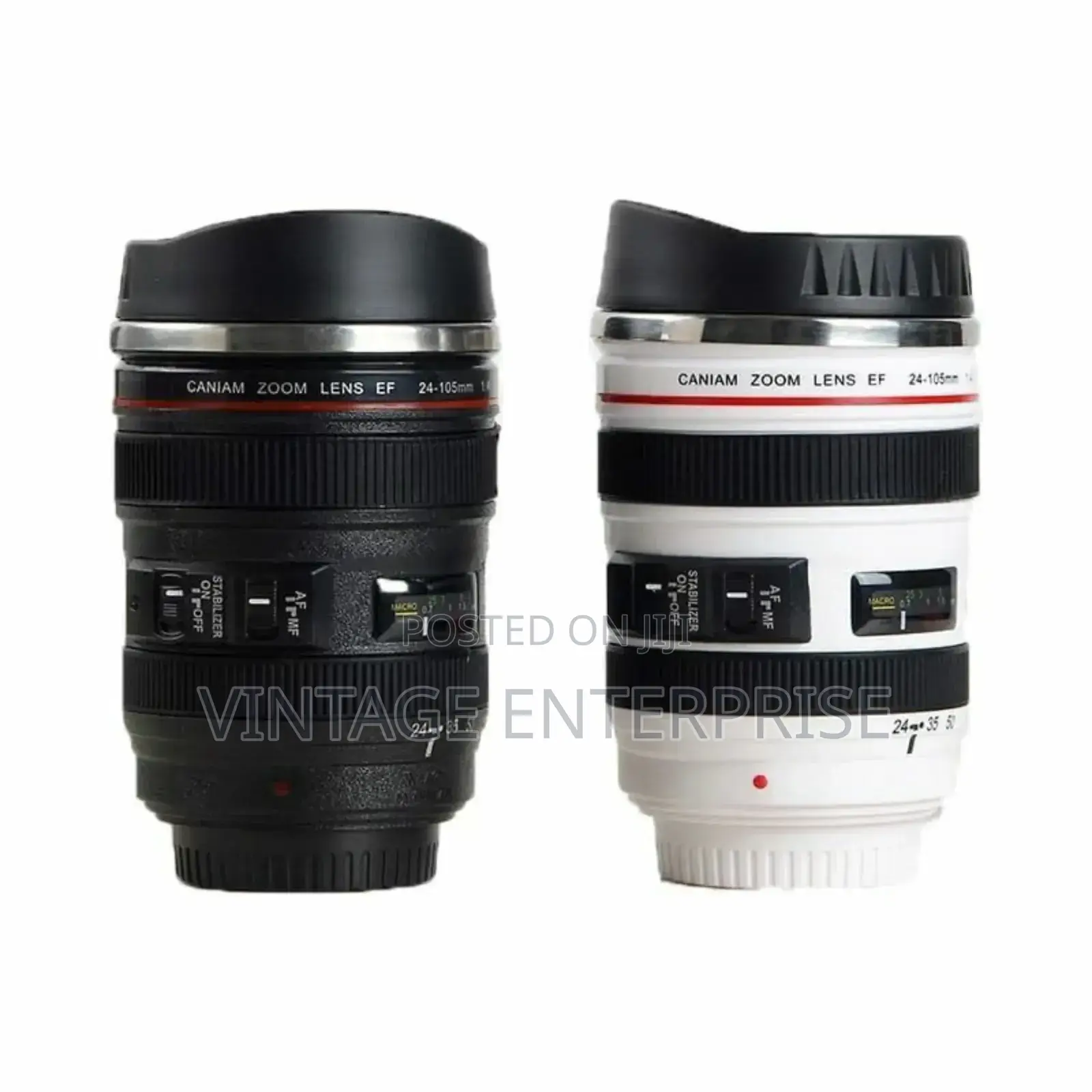 Camera Lens Travel Thermal Mug