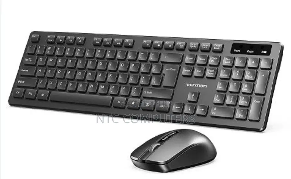 Vention Usb Wired Full-Sized Keyboard and Mouse Combo Black