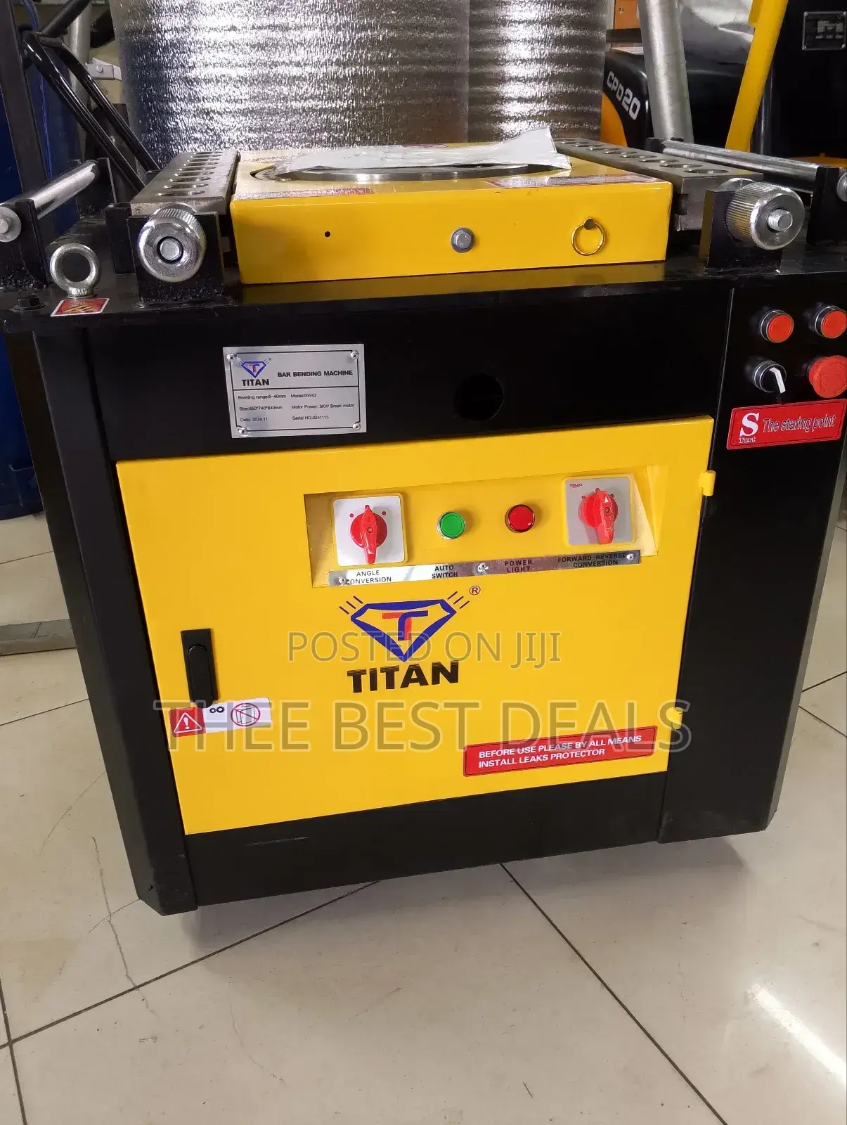 Heavy Duty Bar Bending Machine