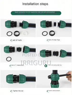 Irrigation Connector Saves Time And Prevents Leakage