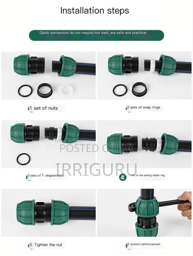 Irrigation Connector Saves Time And Prevents Leakage - thumbnail 2