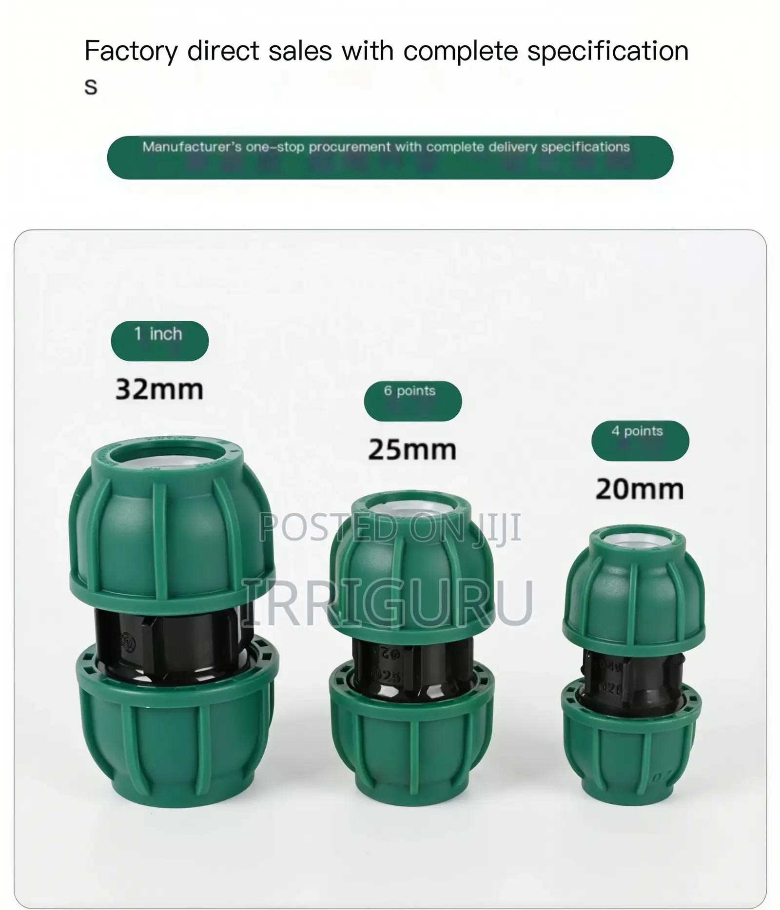 Irrigation Connector Saves Time And Prevents Leakage