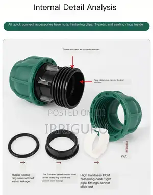 Irrigation Connector Saves Time And Prevents Leakage