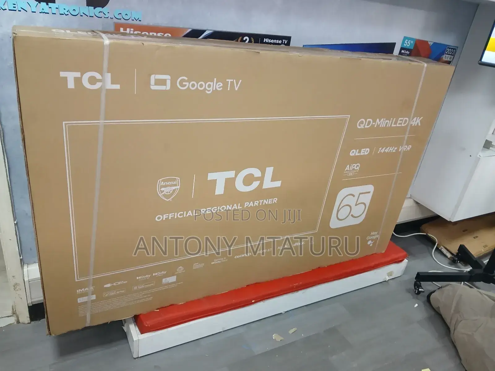 TCL 65′′ 65c7k Qd-Mini Led Qpro Google Tv