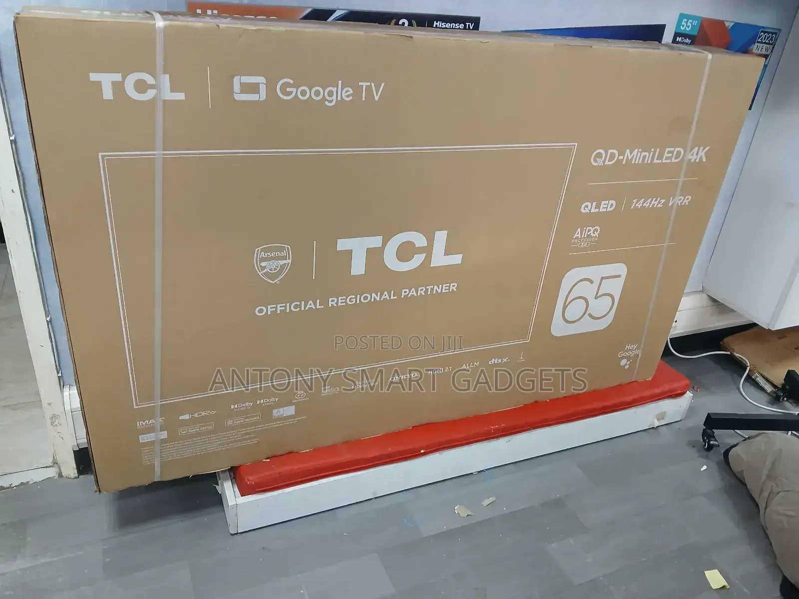 TCL 65′′ 65c7k Qd-Mini Led Qpro Google Tv