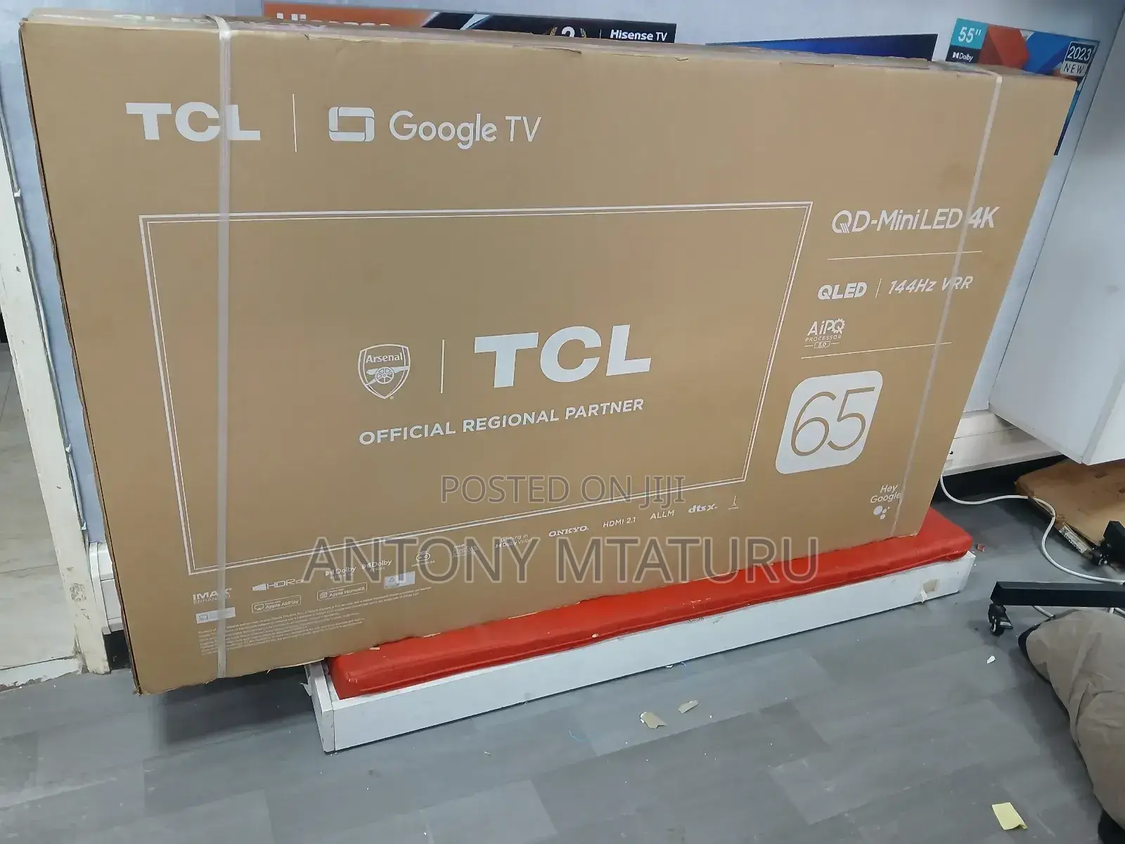 TCL 65′′ 65c7k Qd-Mini Led Qpro Google Tv