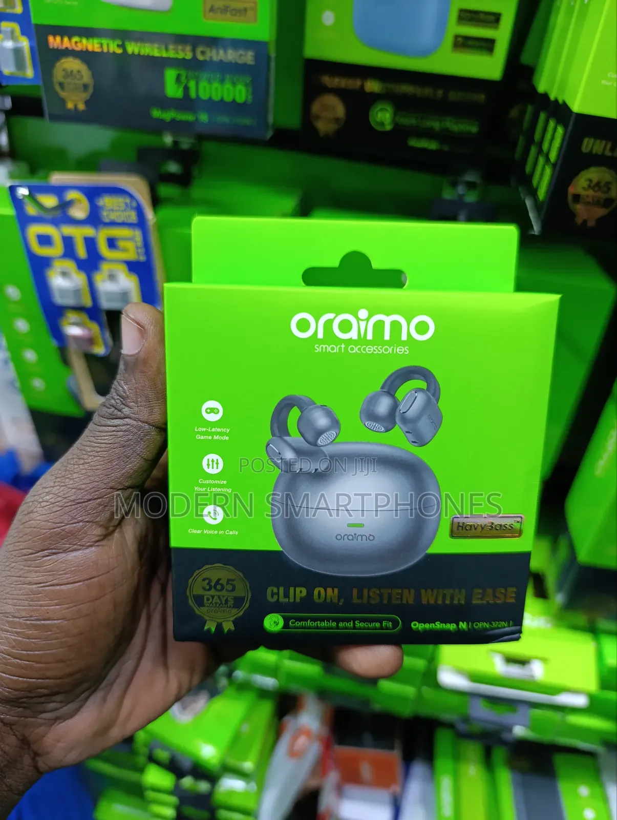 Oraimo Opensnap N Open-Ear True Wireless Earbuds