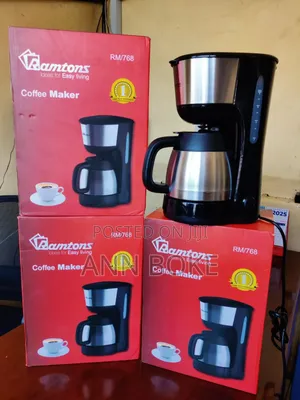 *Ramtons Coffee Maker*
 Has Stainless Steel