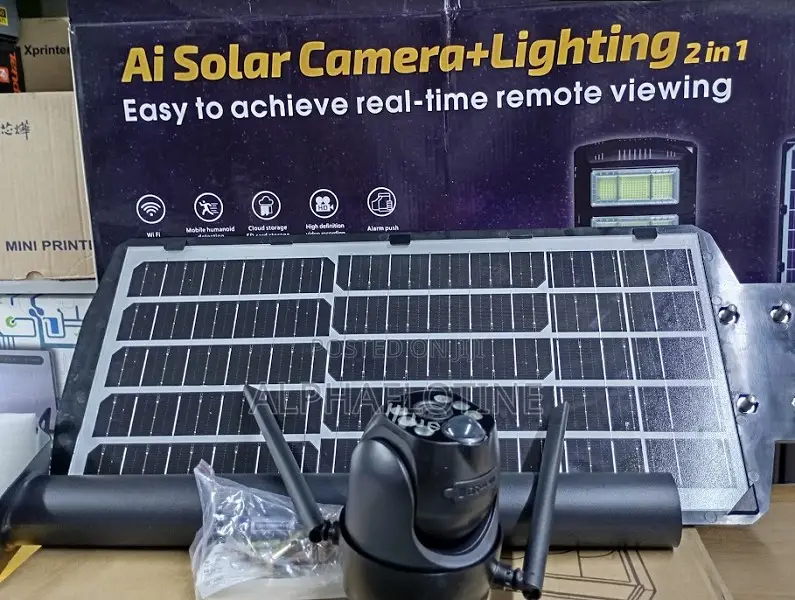 Ai Solar Camera + Lighting 2 in 1 V380pro App