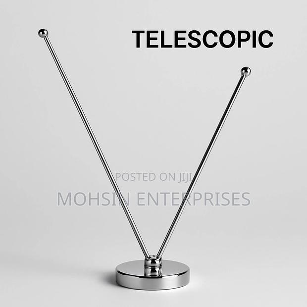 Telescopic Dual Flag Stand With Sleek Chrome Finish