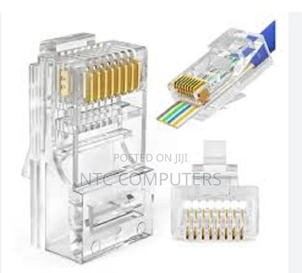 Vention Cat.5e Utp Rj45 Modular Plug Transparent 100 Pack