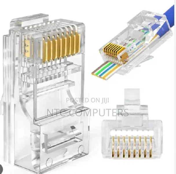 Vention Cat.6 Utp Rj45 Modular Plug Transparent 100 Pack