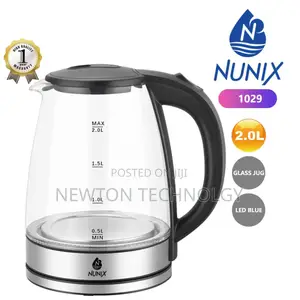 2.0 Litres Nunix Glass Kettle at 1500
Box Price at 1400