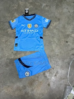 Blue Football 2pc Tshirt+Short