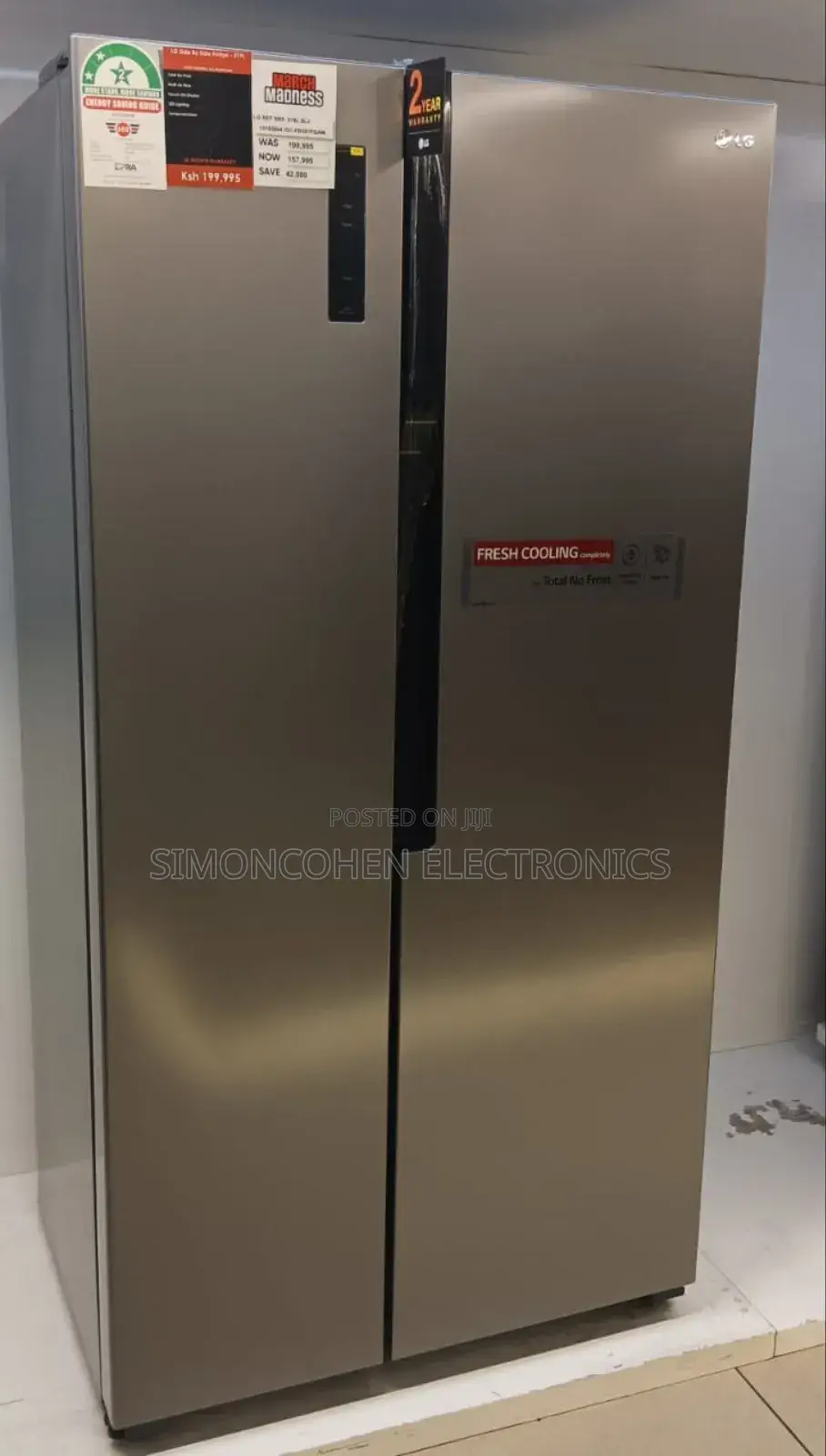 519litres Lg Side By Side Refrigerator
