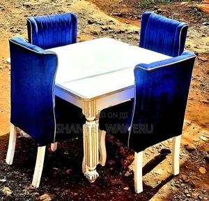 Dinning Set With White Table.