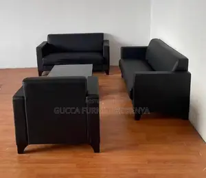 Sofas: Modern and Simple Reception Area 5-Seater Sofa Set