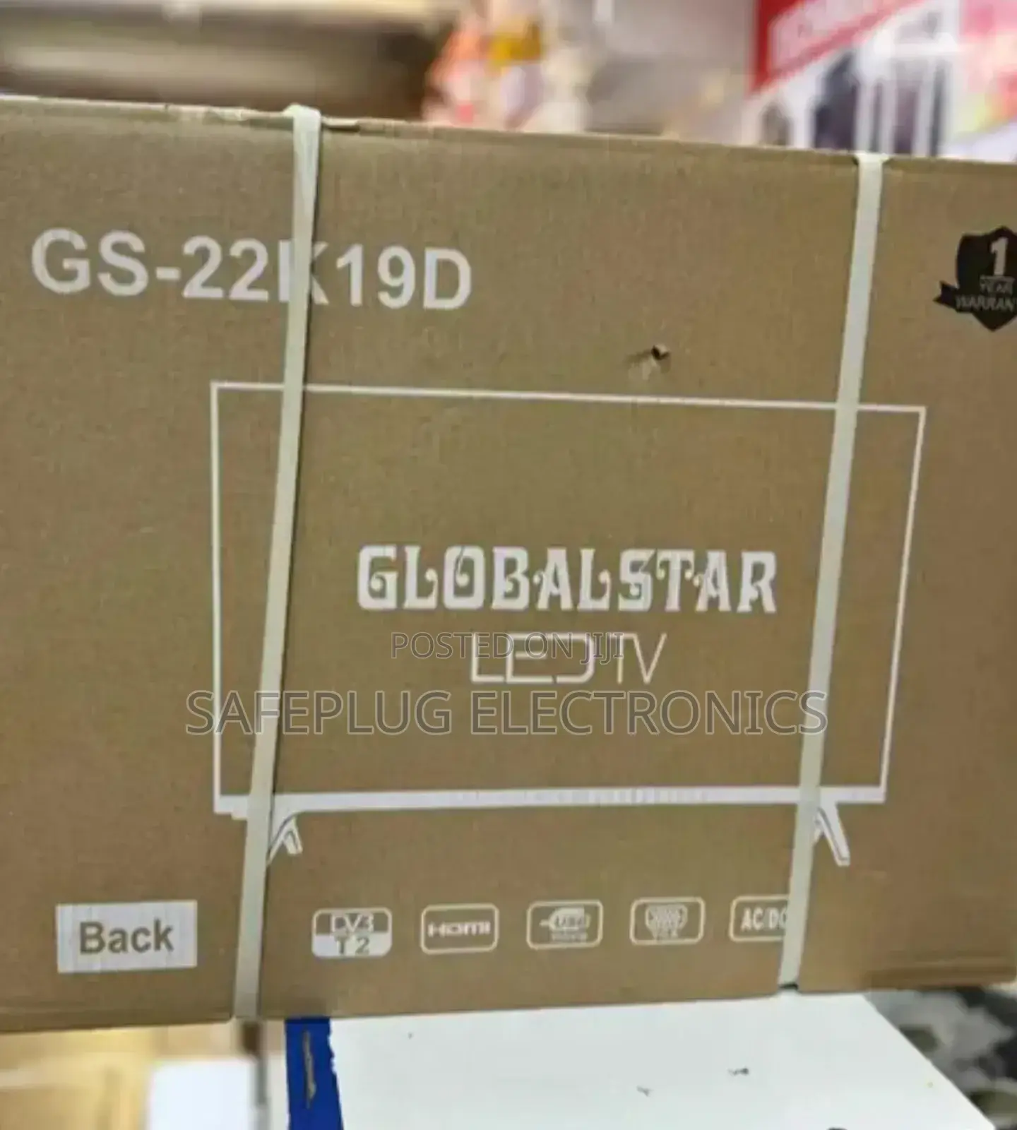 Tv Global Star 22 Inch, Digital; Black