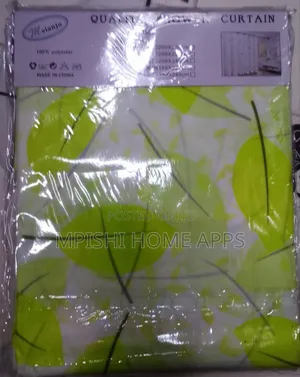 Flowered Shower Curtain