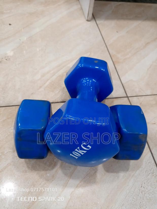 10kgs Neoprene Coated Dumbbell (Pair) - main view