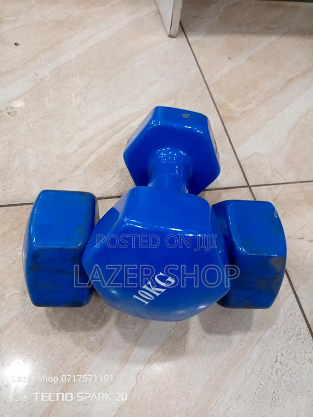 10kgs Neoprene Coated Dumbbell (Pair) - thumbnail 2