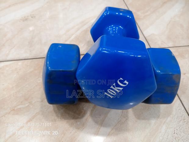10kgs Neoprene Coated Dumbbell (Pair) - thumbnail 3