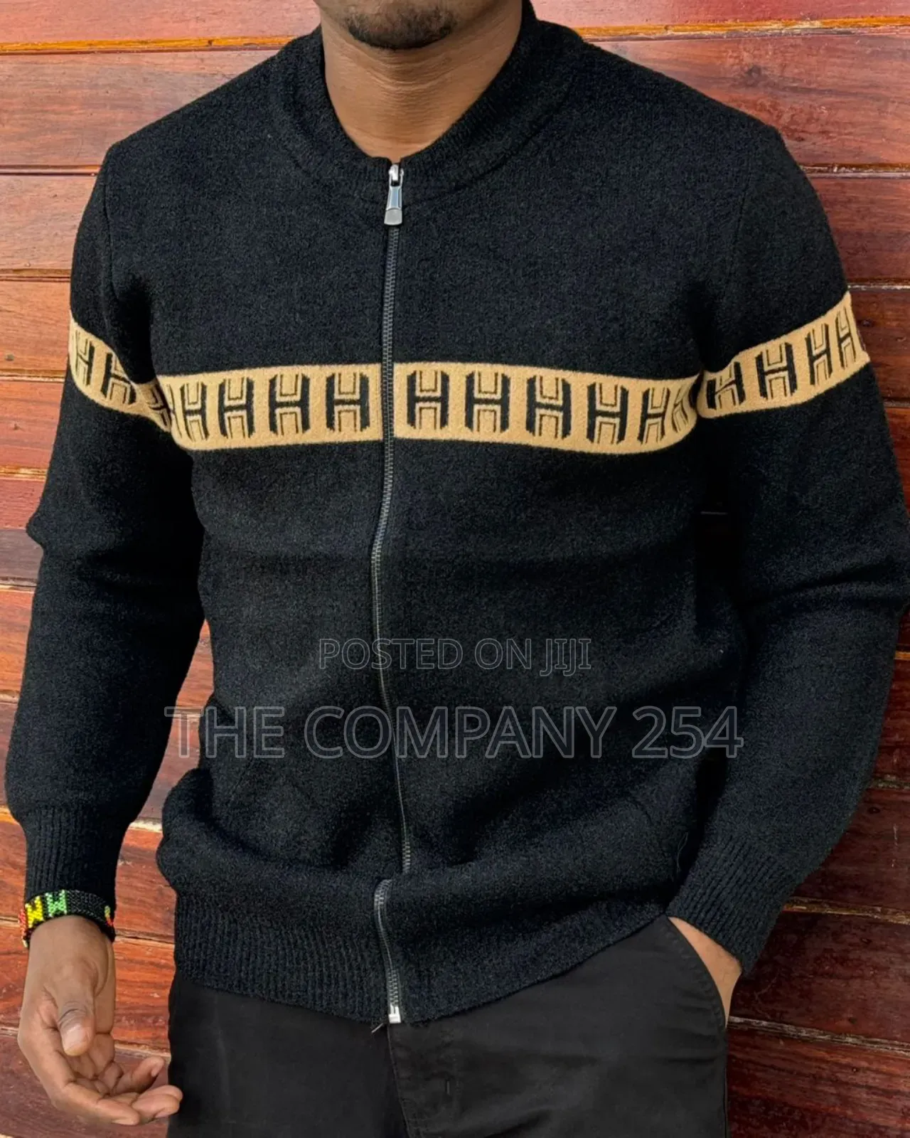 Quality Cotton Fleece Zipper Casual Designer Sweater