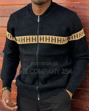 Quality Cotton Fleece Zipper Casual Designer Sweater