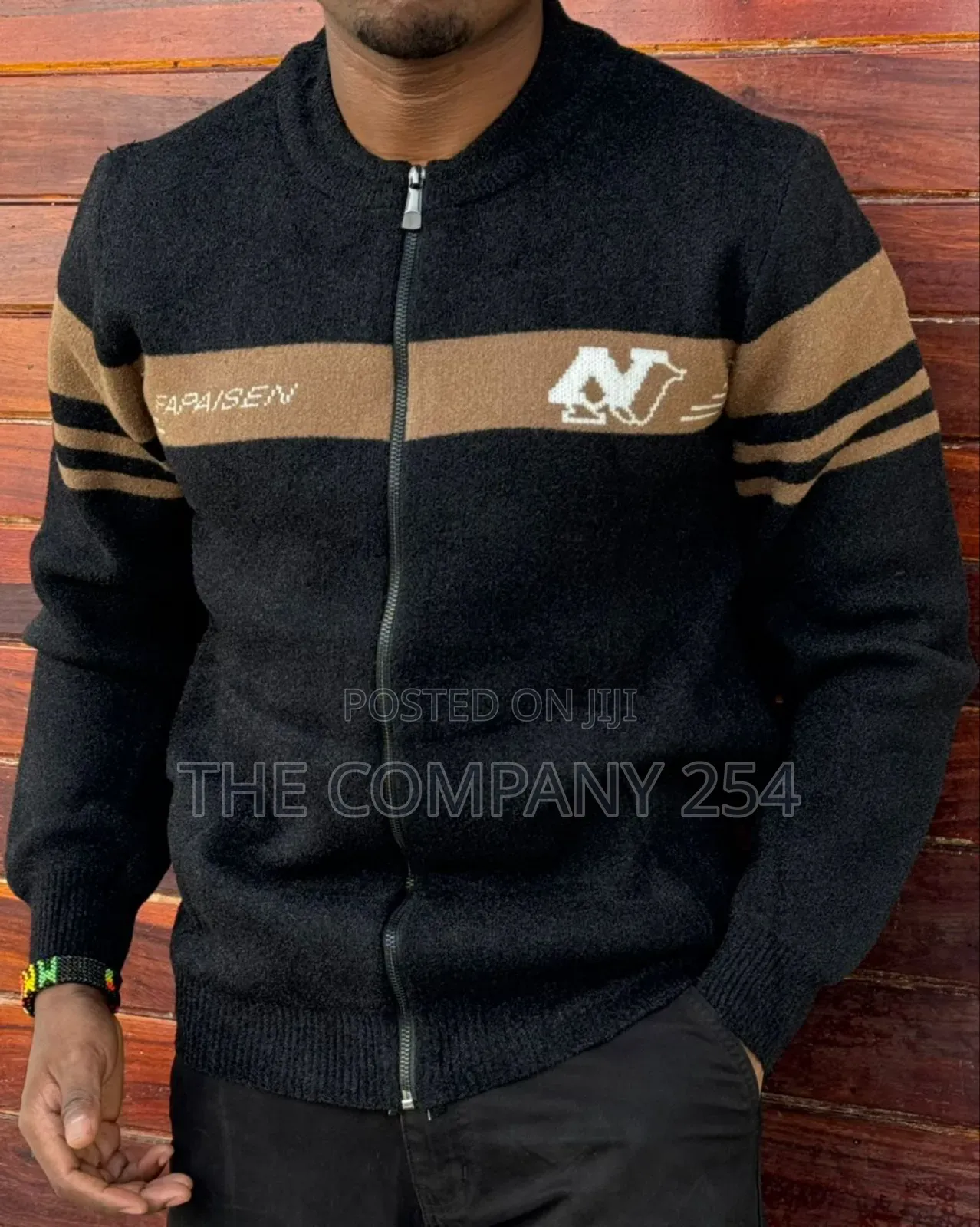 Quality Cotton Fleece Zipper Casual Designer Sweater