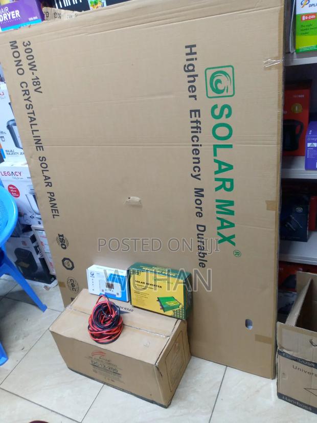 Solarmax 300 Watts Solar System Combo With Ritar 200ah - main view