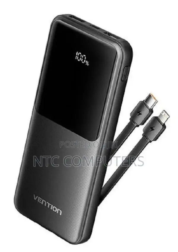 Vention 10000mah Power Bank (Micro-usb + Usb-c + Usb-a + Us