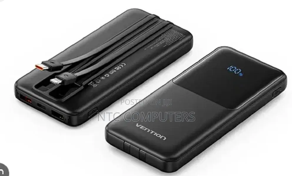 Vention 10000mah Power Bank (Micro-usb + Usb-c + Usb-a + Us