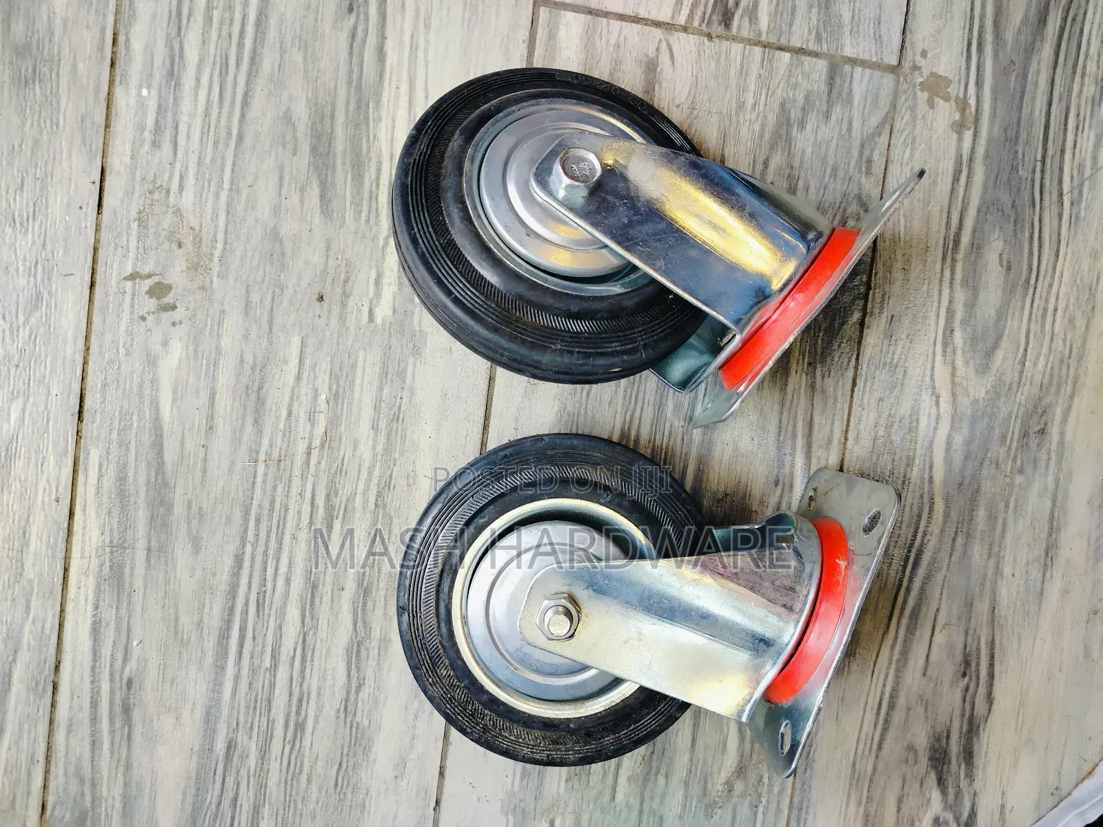 6" Rubber Caster Wheels